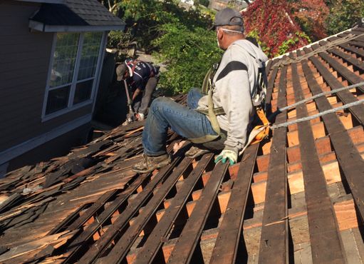 Cedar to Asphalt Roof Conversion